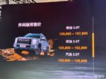酷似福特F-150 福田全新皮卡大将军1月20日上市