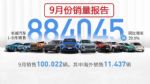 再超10万辆 长城汽车2021年9月销量100022辆