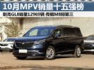 2021年10月汽车销量排行榜 销量前十五MPV车型排名