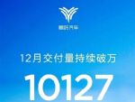 哪吒汽车2021年12月销量10127辆 全年交付69674辆