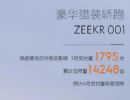 极氪汽车3月销量仅1795辆 一季度14248辆