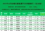 2022年6月全国城市新能源汽车销量排行榜