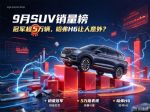 9月SUV零售销量排行榜 新能源揽前六 冠军超5万辆
